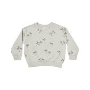 Kids Rylee + Cru Sweatshirt, Palm trees. Size: 2-3T